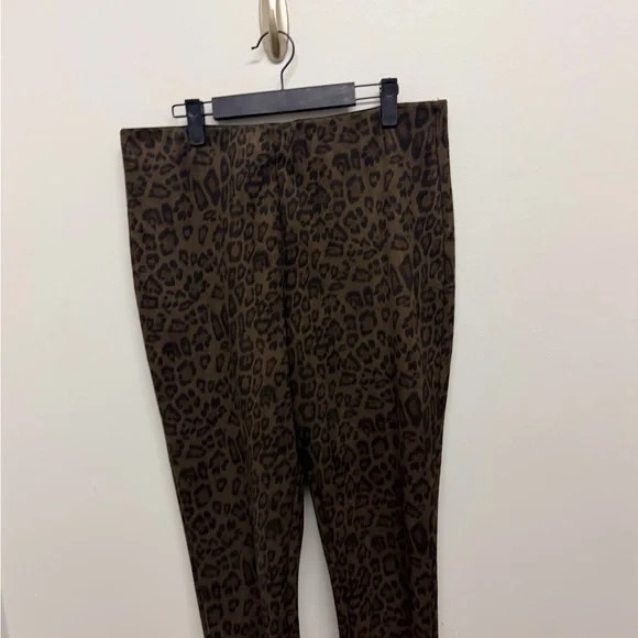 Zara Brown Animal Print Leggings - Picture 3 of 5